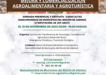 Mejora y comercialización agroalimentaria y agroturística. 10 de noviembre 2022