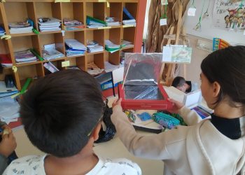 Actividad sobre cambio climático y energías renovables para el curso 6º del colegio CRA   –  Visita al molino de Ademuz