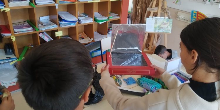 Actividad sobre cambio climático y energías renovables para el curso 6º del colegio CRA   –  Visita al molino de Ademuz