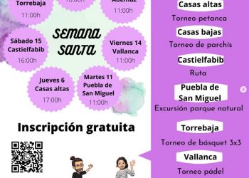 Programación de actividades para Semana Santa 2023