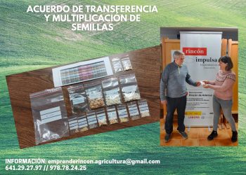 Convenio de colaboración para la transferencia y multiplicación de semillas