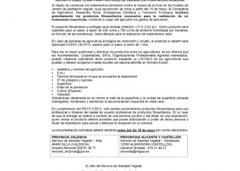 Campaña de reparto de fitosanitarios contra Ceratitis Capitata