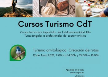 Curso turismo ornitológico: creación de rutas en CdT Alto Turia, el 12 Julio 2023
