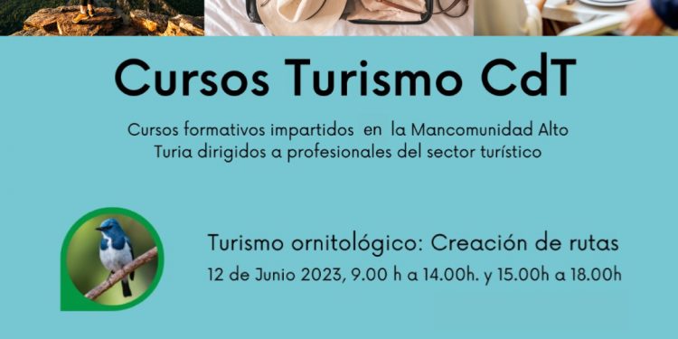 Curso turismo ornitológico: creación de rutas en CdT Alto Turia, el 12 Julio 2023