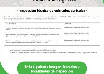 Inspección técnica de vehículos agrícolas