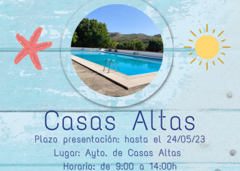 El Ayuntamiento de Casas Altas ofrece la concesión del servicio de bar-piscina municipal