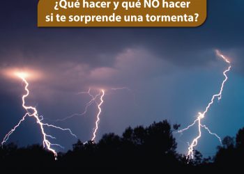 ¿Qué hacer y qué NO hacer si te sorprende una tormenta?