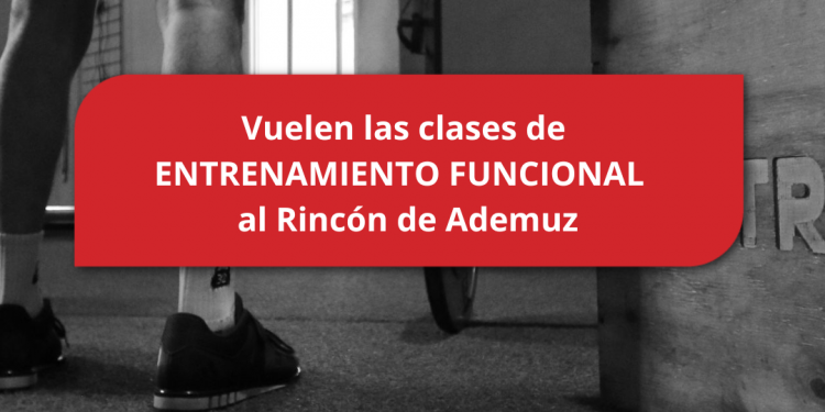 Vuelven las clases de ENTRENAMIENTO FUNCIONAL al Rincón de Ademuz