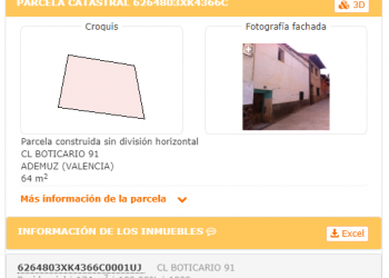 > VENTA.  ADEMUZ . C/Boticario, 91