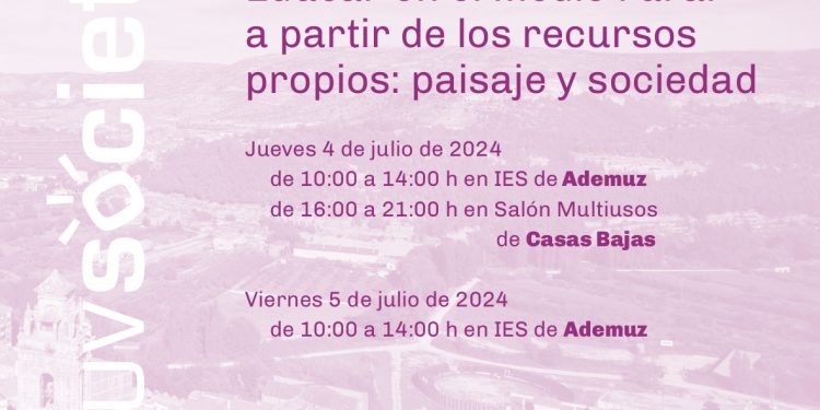 8ª EDICIÓN DE LA UNIVERSIDAD DE VERANO DEL RINCÓN DE ADEMUZ