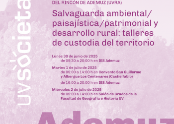 IX UNIVERSIDAD DE VERANO DEL RINCÓN DE ADEMUZ (UVRA)