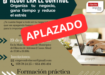 APLAZADO-Curso práctico: Organiza tu negocio, gana tiempo y reduce el estrés