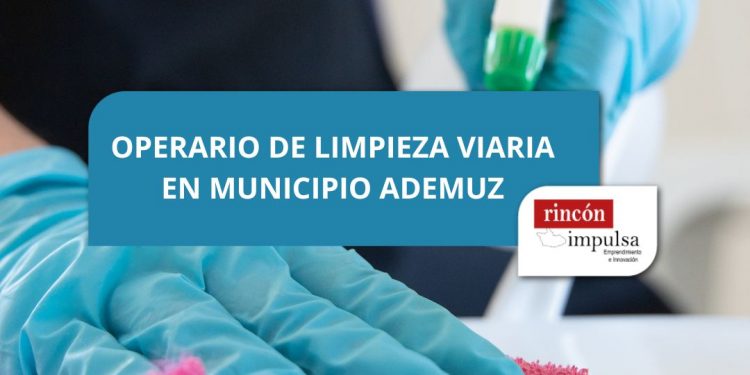 OPERARIO/A DE LIMPIEZA VIARIA EN ADEMUZ