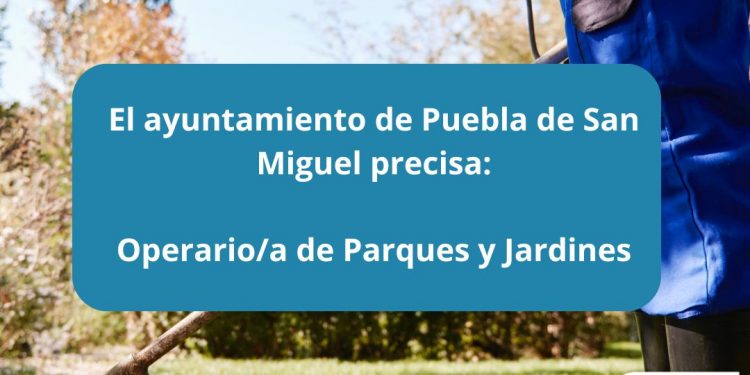 OFERTA DE EMPLEO Ayuntamiento de Puebla de San Miguel