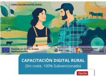 Capacitación digital rural (Sin coste. 100% Subvencionado)