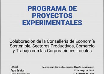 Programa de subvenciones destinadas a fomentar los acuerdos territoriales en materia de empleo y desarrollo local en la Comunitat. EMPACE 2022