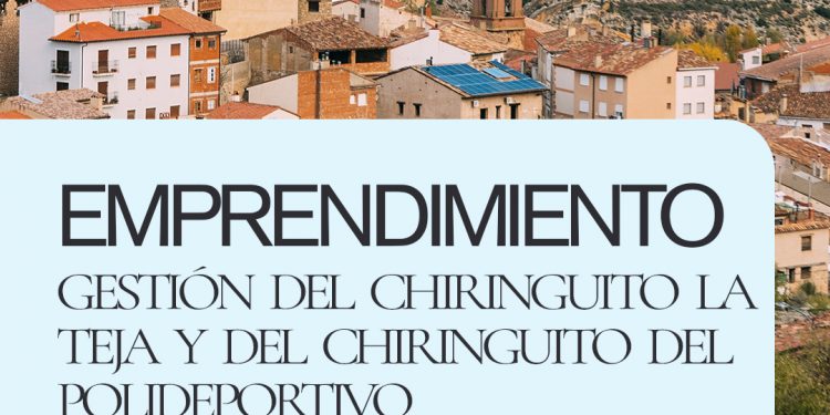 Gestión del Chiringuito La Teja y del Chiringuito del Polideportivo en Vallanca